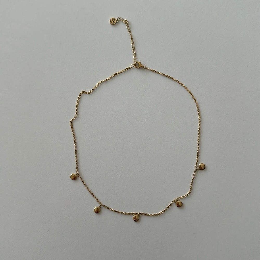 Mejuri gold vermeil stations necklace